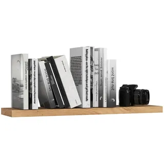 Akord Wandregal Sonoma Eiche 80x20x3.2 cm , Holzwerkstoff , Nachbildung , Holz Optik , Rechteckig,Rechteckig , 80x3.2x20 cm , Wohnzimmer, Regale, Wandboards