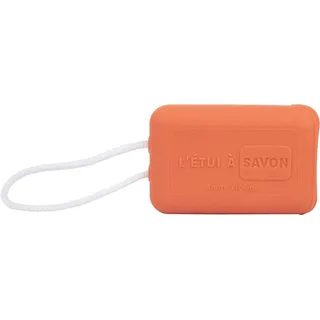 C.A.O. Seifenschale aus Silikon (aus mineralischen Materialien, ohne Kunststoff) – Farbe Wassermelone – Länge 10 cm – Breite 6,5 cm – Höhe 3 cm