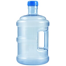 5L Wasserflasche mit Schraubkappe BPA Freies Lebensmittelqualität Mineralwasserflasche Krug Easy Grip Carry Griff für Outdoor Reise Camping