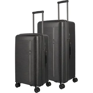 Travelite Roomer Koffer-Set 2-tlg. schwarz/grau