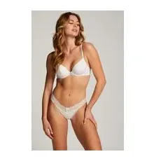 Hunkemöller Extra Tief sitzender String Madison Weiß, XS