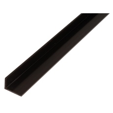 Alberts 471521 Winkelprofil | Kunststoff, schwarz | 1000 x 40 x 10 mm