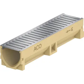ACO Rinne Self-Standardline mit stahlverzinktem Stegrost 50 cm