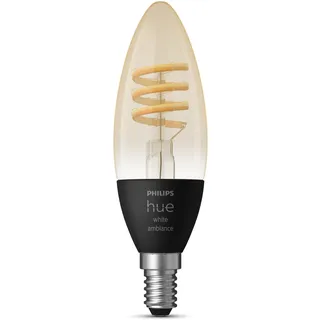 Philips Hue White Ambiance Filament E14 Einzelpack 350l 4,6W