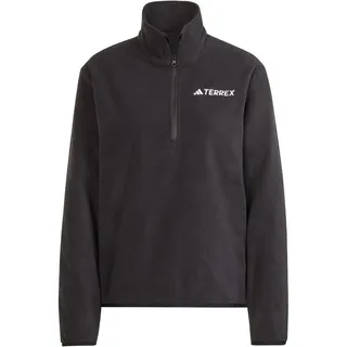 adidas Multi Essentials Fleece Mit Halbem Reißverschluss - Black - L