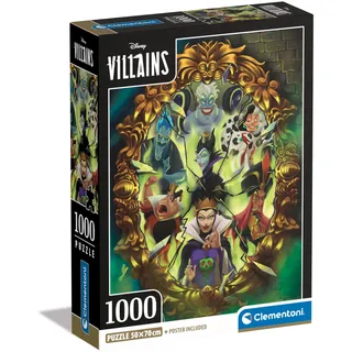 CLEMENTONI Disney Villains 1000 Teile