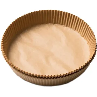 INF Einweg-Luftfritteusen-Papiereinlagen, 23 cm 100er-Pack Braun 23 cm