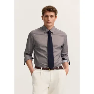 Bugatti Herren, Businesshemd 9350-18508E | Modern Fit", Baumwolle, bedruckt, Button-Down