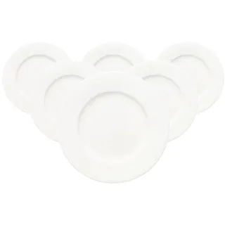 Villeroy & Boch Brotteller Anmut ø 16,4 cm 6er Set weiß