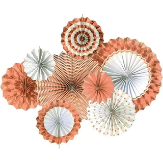 Dekorative goldene Rosetten Kommunion Hochzeit 8St.