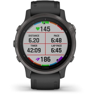 Garmin fenix 6S Saphir schwarz / schiefergrau