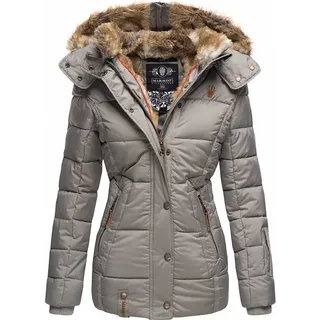 Marikoo Damen Winterjacke Steppjacke Mit Großer Kapuze Nekoo