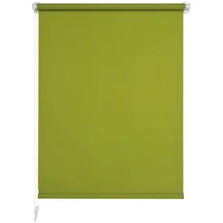 Seitenzugrollo LIEDECO "Klemmfix" Gr. 1, grün, B:45cm H:150cm, Polyester, Rollos, Seitenzugrollo, inkl. Klemmträger