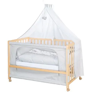 roba Babybett, natur Holzwerkstoff, 60x120 cm Babymöbel, Babybetten, Beistellbetten