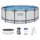 Steel Pro MAX Frame Pool Komplett-Set Ø 396 x 122 cm inkl. Filterpumpe, Abdeckplane, Poolleiter, Reparaturset