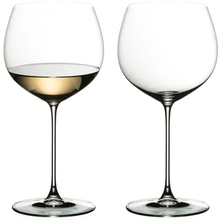RIEDEL Veritas Im Eichenfass gereifter Chardonnay - 2er Set, Weinglas, Kristallglas, Spülmaschinenfest - 6449/97