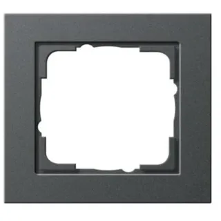 Gira E2 Abdeckrahmen 1fach, anthrazit (0211 23)