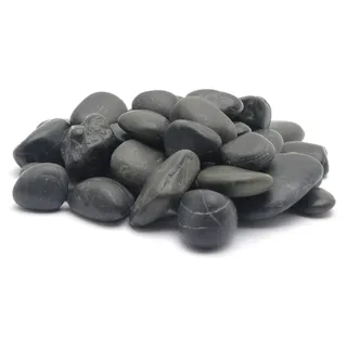 Marina Aquarienkies Deko-Kies Natur Strand Kiesel 12-18mm 2kg Schwarz