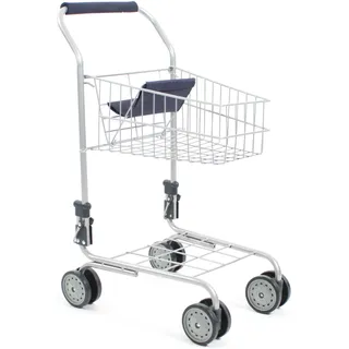 Bayer Chic 2000 CHIC2000 Spiel-Einkaufswagen "Navy Blue" mit Puppensitz, navy blau