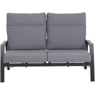 Siena Garden Loungesofa , Anthrazit , Metall, Kunststoff, Textil , Füllung: Schaumstoff,Schaumstoff , 152.5x99x82.5 cm , wetterbeständig , Gartenmöbel, Loungemöbel, Lounge-Serien