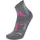 Woman 2IN Socks mid grey/pink 37/38