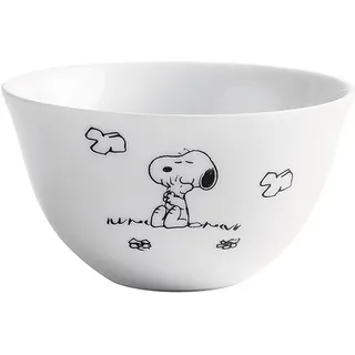KAHLA 325008A50983CP Peanuts Schale 0,50 l Peanuts Flower | weiße Schale mit Peanuts Motiv aus Porzellan