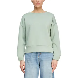 Comma Weiches Sweatshirt mit Faltendetail am Arm