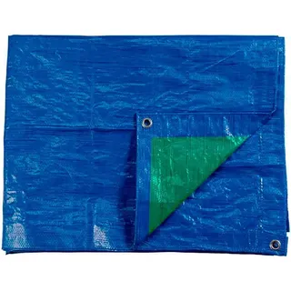 EDM Doppelseitige Markise 10 x 15 m blau/grün