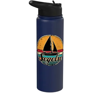 Segelboot Segler Geschenk Männer Boot Kapitän Matrose Segel Stainless Steel Insulated Water Bottle