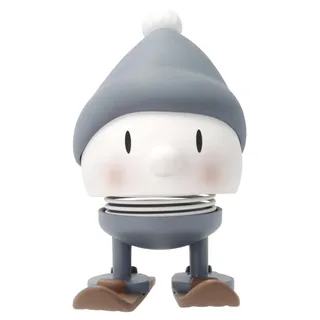 Hoptimist Skiing Bumble Weihnachtsdeko, Kleine Winterdeko, Ski Deko, Skiläufer-Figur für Weihnachten, Durchmesser 6,1 cm, Höhe 7,2 cm, Small, 1 Stück, Sky