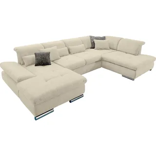 Set One by Musterring Wohnlandschaft U-Form 3-Sitzer Beige