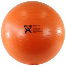CanDo Gymnastikball - Deluxe Anti-Burst Trainingsball - Sitzball, Durchmesser 55 cm, orange