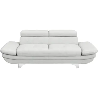 Cotta Big-Sofa Kunstleder 2-Sitzer Weiß