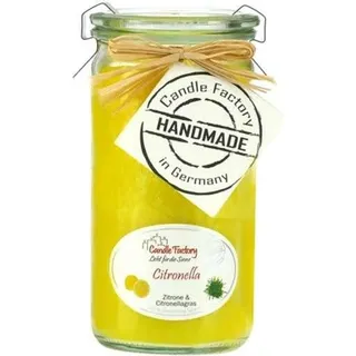 Candle Factory Duftkerze Mini-Jumbo "Citronella", gelb - Gelb