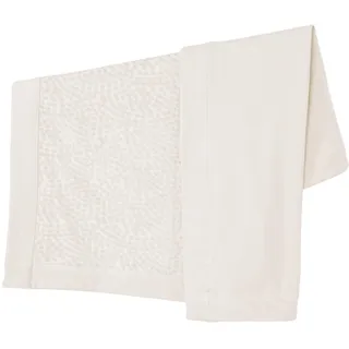 roba Babydecke Seashells Oyster 80 x 80 cm - Kuscheldecke aus Bio Baumwolle - GOTS & Oeko-Tex 100 zertifiziert - Terry Dots Punkte Motiv - Weiß