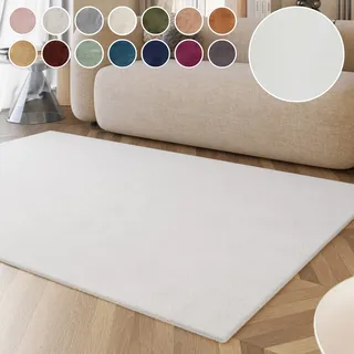 Esprit Alice Fellteppich 200 x 200 cm Weiß