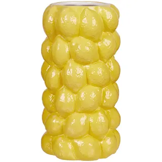 Butlers Vase Lemon , Gelb , Stein , 31 cm , Dekoration, Vasen, Keramikvasen