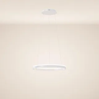 s.luce Ring 1-flg. Ø 40 cm rund Weiß