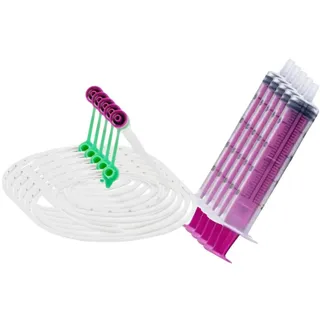 myEphelia Schlauchsystem zum Zufüttern von Muttermilch 5er Set 1 St lila