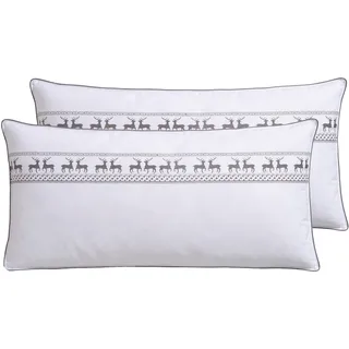 OTTO home Forsakar Kopfkissen 40 x 80 cm Weiß