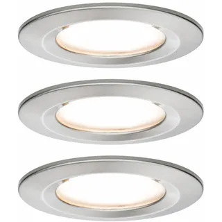 Paulmann Nova 3er Set rund weiß Aluminium