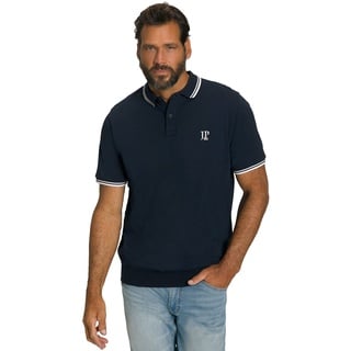 JP 1880 Herren Poloshirt, Bauchfit Shirt, Nachtblau, 3XL EU