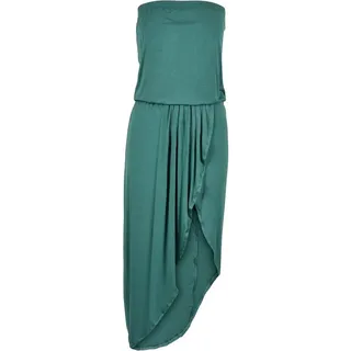 URBAN CLASSICS Bandeau Kleid Green XL