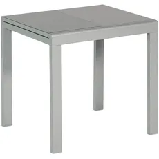 Bild Gartentisch ausziehbar, Semi Metall/Glas L: 80-120 cm