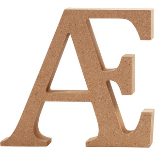 Buchstabe, H: 13 cm, MDF, 1 Stck.