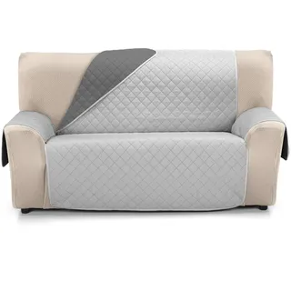 Martina Home Ambar gepolsterter Bezug – 3-Sitzer XL – Grau/Anthrazit