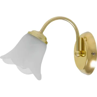 Rabalux 7231 Wandleuchte Rafaella, E14, gold, Klassisch, 20cm - Gold