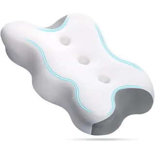 euqvunn Orthopädisches Kopfkissen 40 x 80 cm Seide