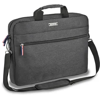 PEDEA Laptoptasche URBAN-HIP Notebook Umhängetasche mit Tablet Fach, grau