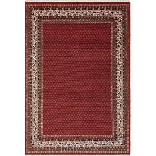 Orientteppich OTTO HOME "Levin" Gr. 2, rot, B:70cm H:12mm L:140cm, Wolle, Teppiche, Orientteppich, handgeknüpft, reine Wolle, mit Fransen, auch als Läufer, Wohnzimmer